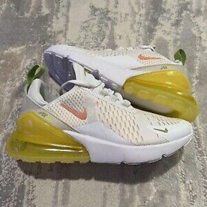 Nike Air Max 270 SE White/Crimson Bliss/Yellow WOMEN'S Size 11 New Without Box